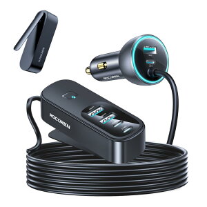 ROCOREN VK[\Pbg USB C J[`[W[  6Av105Wy PD30W  QC3.0}[d 㕔ȓgp 6|[gFType-C|[g3+USB A|[g3 z12V/24V ԍڏ[d ԗpi  [d Nbv