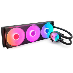 NZXT Kraken Core 360 RGB 360mm �ȈՐ���CPU�N�[���[ �u���b�N RL-KR36C-B1 F N2481