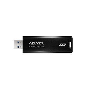 �y�G�C�f�[�^�z �O�t��SSD 500GB �|�[�^�u�� SC610 USB3.2 Gen2 �ő�Ǎ����x550MB/�b