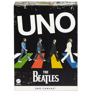 �}�e���Q�[��(Mattel Game) �E�m(UNO) �r�[�g���Y UNO CANVAS The Beatles �Q�[�� 7�΂��� �J�[�h�Q�[�� 112�� 2-10�l�p �u���b�N HYH42