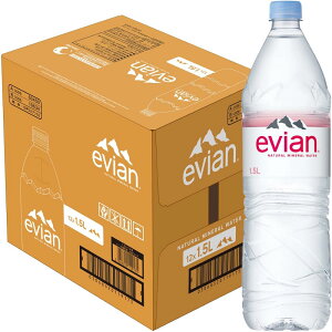 Evian(GrA) ɓ evian d ~lEH[^[ ybg{g 1.5L×12{ KAi