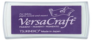 ツキネコ(Tsukineko) スタンプ台 紙・木・布用 バーサクラフト L 横76mm×縦47mm #116 ピオニーパープル VK
