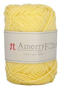ハマナカ 毛糸 アメリーエフ合太 中太 col.502 イエ ロー 系 30g 約130m 2458