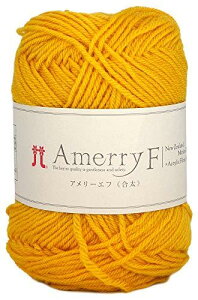 ハマナカ 毛糸 アメリーエフ合太 中太 col.503 イエ ロー 系 30g 約130m 2458