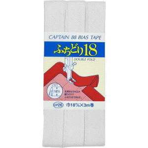 CAPTAIN88 �L���v�e�� �ӂ��ǂ� 18 �o�C�A�X�e�[�v 18mm��×3m�� #501 �� CP26