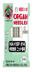 �I���K���j ORGAN NEEDLES �ƒ�p�~�V���j HA×1SP #14 �����n�p�j�b�g��p