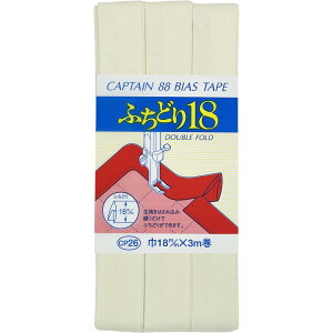 CAPTAIN88 �L���v�e�� �ӂ��ǂ� 18 �o�C�A�X�e�[�v 18mm��×3m�� #576 �����F�n CP26