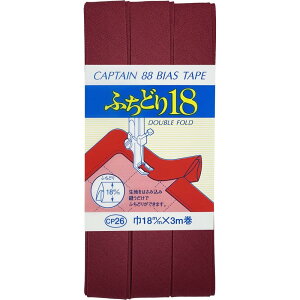 CAPTAIN88 �L���v�e�� �ӂ��ǂ� 18 �o�C�A�X�e�[�v 18mm��×3m�� #583 �Ԍn CP26