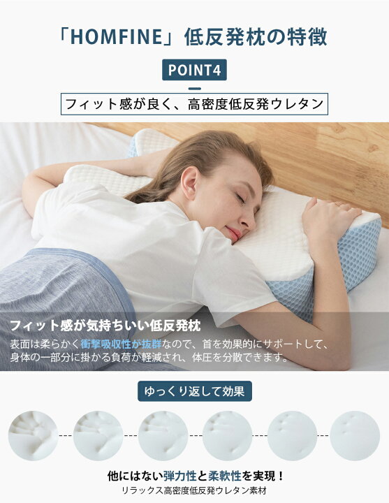 楽天市場】枕 まくら 低反発枕 肩こり 首こり ストレートネック