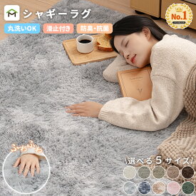 ラグ ふわふわ 床暖房 ホットカーペット対応 2畳 3畳 洗える 滑り止め付 ラグカーペット ラグマット シャギーラグ おしゃれ 厚手 北欧 こたつ 対応 西海岸 絨毯 防音 抗菌防臭 オールシーズン 送料無料