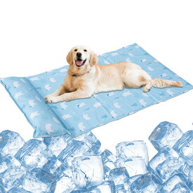 【夏物在庫処分！赤字覚悟！】冷感 ラグ ペット 犬 猫 冷感敷きパット 冷感シーツ 丸洗いOK ウォッシャブル 冷感マット ラグ 夏用 クールマット ペット用 冷たい ひんやりマット 熱中症対策 ペット 送料無料