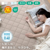 【SS半額!先着5名さらに50%OFF】 ラグ 接触冷感 夏用 洗える オールシーズン 1.5畳 2畳 3畳 4畳 薄手 ク…