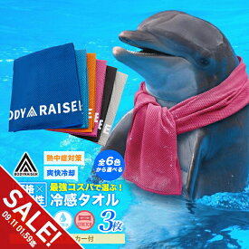 【期間限定★SALE】冷感タオル 3枚セット 冷却タオル クールタオル ひんやりタオル クーリングタオル 熱中症対策 暑さ対策グッズ 冷感グッズ クールネック UVカット 日焼け防止 首 冷やす ランニング ウォーキング スポーツ アウトドア フェス 農作業 建設業【meru】