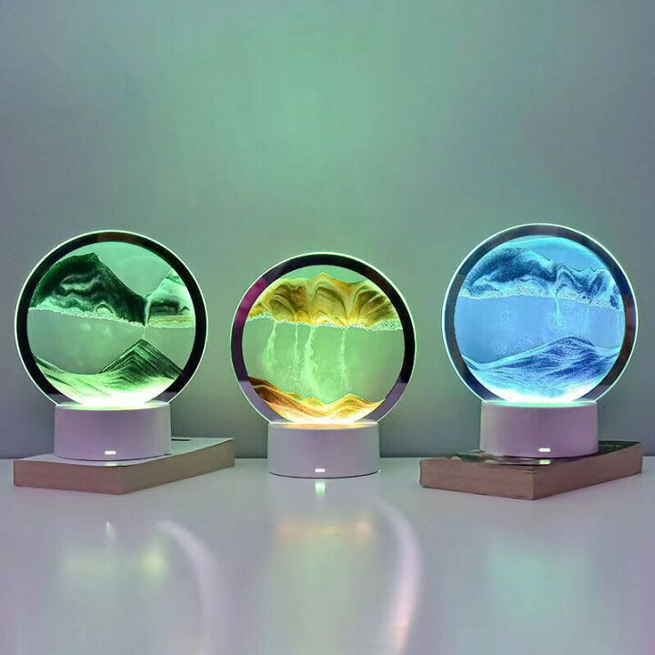 楽天市場】3D サンドアートピクチャー LEDライト付き リモコン付き 16 