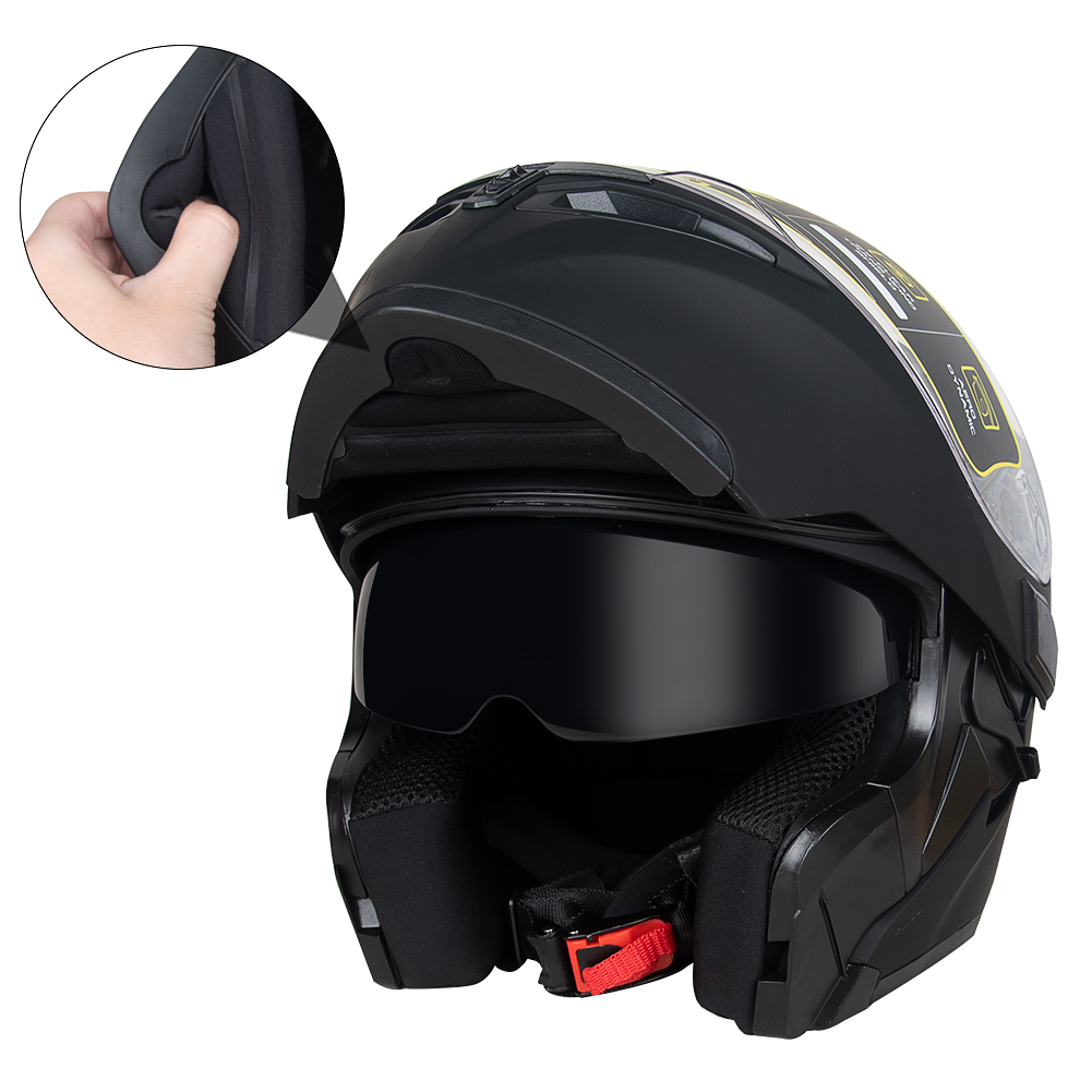 耐衝撃性が一番！ システムヘルメット バイクヘルメット 送料無料 フルフェイスヘルメット オープンフェイスヘルメット M-XXL 男女兼用 SOMAN955 ブラアク