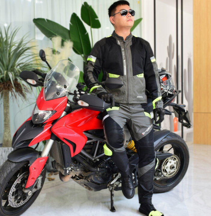 楽天市場 Ghost Racing バイクジャケット バイクパンツ 2点セット 夏 メッシュ 上下セット ライダースジャケット バイクウェアセット プロテクター インナー 通気 防水 Homraku 楽天市場店