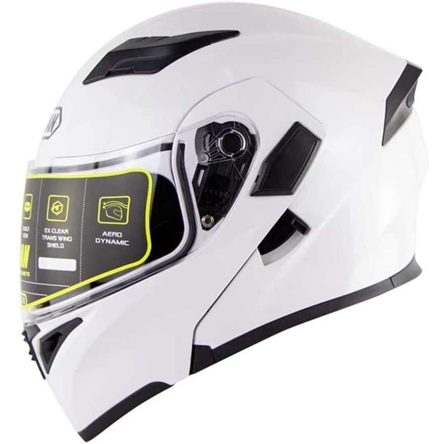 フルフェイス ヘルメット バイク システムヘルメット いつでも送料無料 バイクヘルメット 送料無料 男女兼用 白 フルフェイスヘルメット オープンフェイスヘルメット SOMAN-955 M-XXL 在庫限り