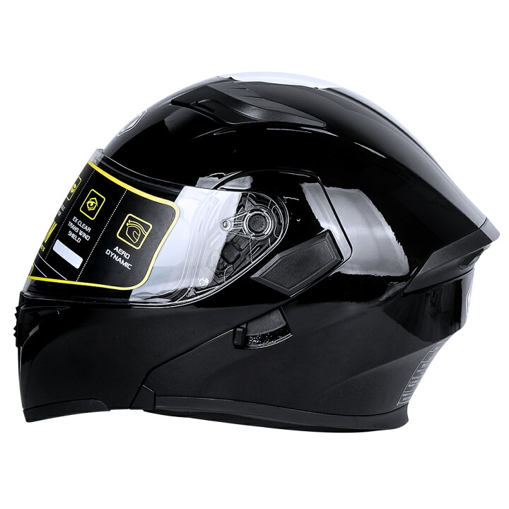 楽天市場】システムヘルメット バイクヘルメット インナーバイザー付き 送料無料 フルフェイスヘルメット オープンフェイスヘルメット M-XXL  男女兼用 SOMAN-955 ブラック : Homraku 楽天市場店