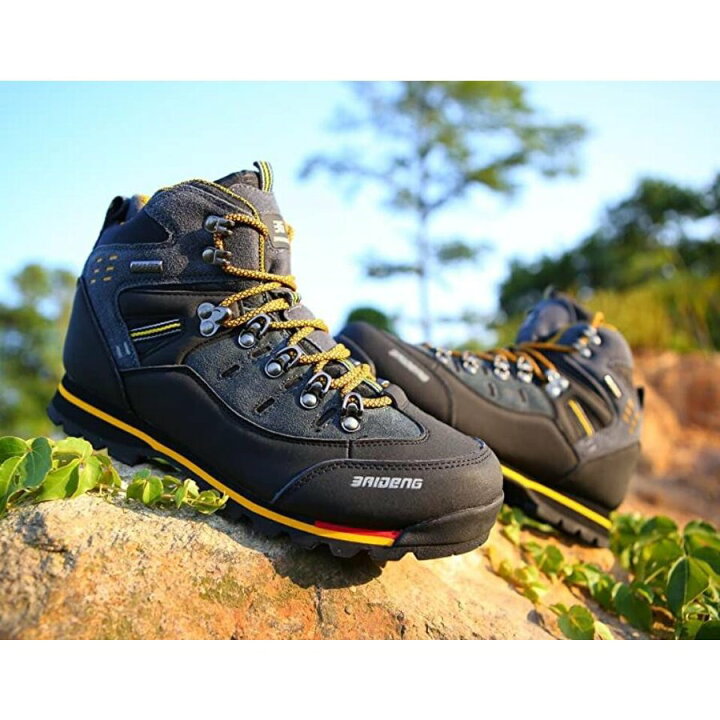 楽天市場】トレッキングシューズ メンズ 防水 登山靴 ハイカット  