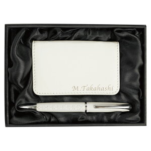 就職祝い 名刺入れ ボールペン 名入れ プレゼント ギフト 【 カジュアル & ブーツ ギフトセット 】 昇進祝い 男性 40代 メンズ 誕生日プレゼント 20代 30代 おしゃれ 卒業祝い 名前入り 革 レ