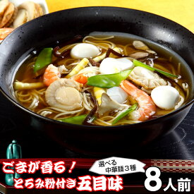 ラーメン お取り寄せ あんかけ 五目ラーメン 8人前 詰め合わせ ゴマ風味 ショウガ 米酢入り 311kcal 本場九州 らーめん お試しセット ご当地 ギフト 御中元 内祝 保存食 九州生麺 ノンフライ RAMEN