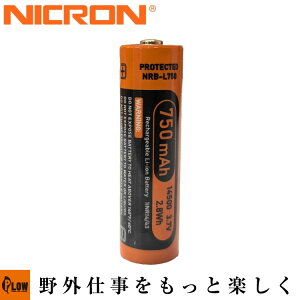 Nicron NRB-L750 14500 3.7V 750mAh ���`�E���C�I���d�r�y6920383800599�z�uLED���C�g�p�d�r�v