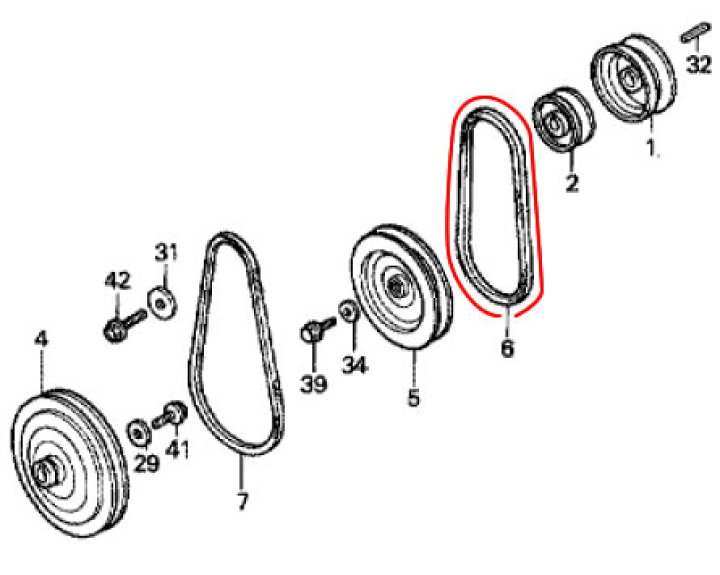 楽天市場】ホンダ除雪機純正パーツ 走行ベルト Vベルト 対応機種HS80 【品番22431-738-A01】 : プラウオンラインストア楽天市場店