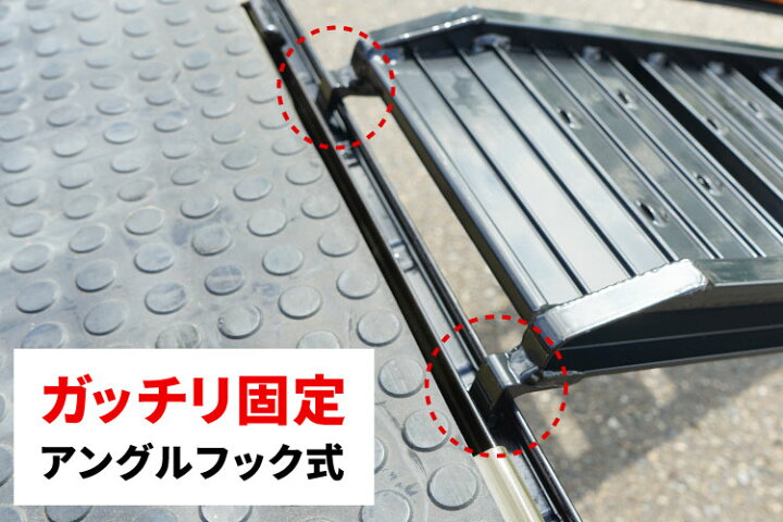 楽天市場】PLOW アルミブリッジ ALB180F-BK ブラック 折りたたみ式 長 