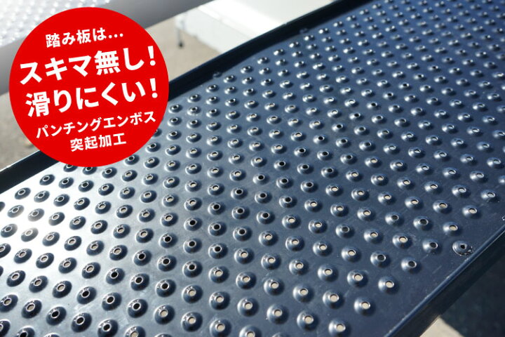 楽天市場】PLOW アルミブリッジ ALB214F-BK ブラック 折りたたみ式 長 