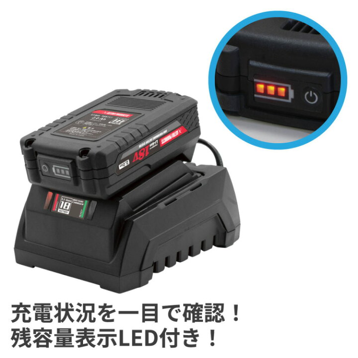 楽天市場】AP DC18V 充電式 1/2DR インパクトレンチセット IW876-350N 
