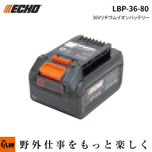 [�|�C���g5�{��4��1������] �y�\�񏤕i�z ECHO �G�R�[ LBP-36-80 ���`�E���C�I���o�b�e���[ 36V 2Ah