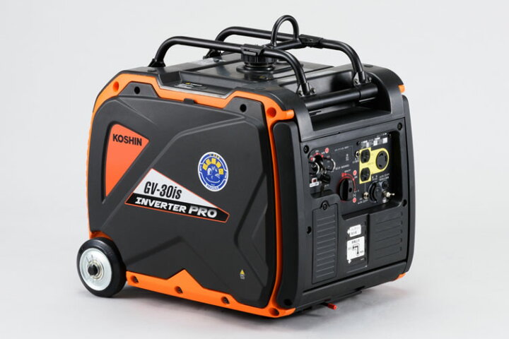 楽天市場】発電機 インバーター 工進 GV-30iS キャスター付き 業務用 