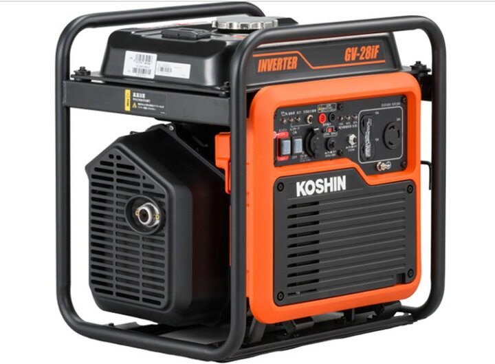 楽天市場】工進 KOSHIN オープンインバーター発電機【GV-28iF】 防災 