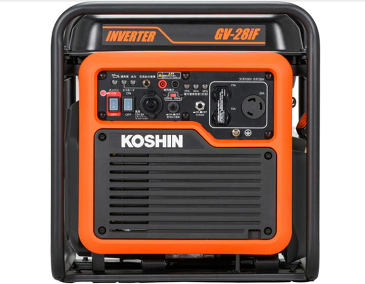 楽天市場】工進 KOSHIN オープンインバーター発電機【GV-28iF】 防災 