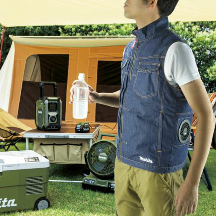 楽天市場】「makita マキタ」 充電式ファンベスト S・M・L・LL・3L 