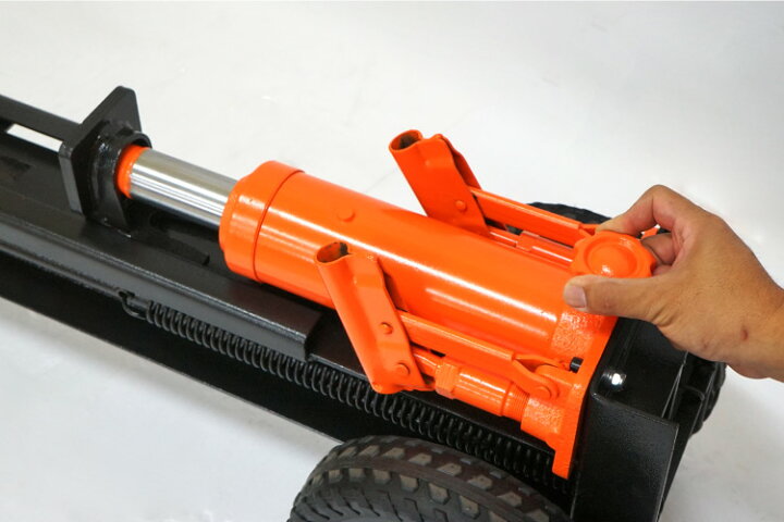 楽天市場】【組立済み】プラウ 薪割り機 手動 12トン MLS12 新仕様40cm 