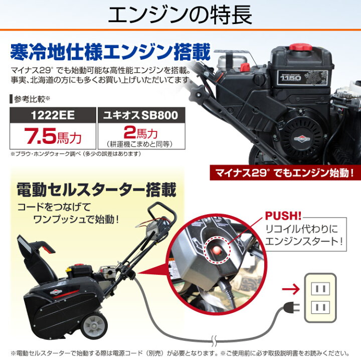 楽天市場】[ 送料無料 ] 除雪機 家庭用 Briggs & Stratton Simplicity 