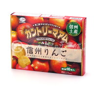 信州限定　不二家チョコチップクッキー　カントリーマアム　信州りんご味　16枚入（ネコポス不可）