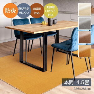 ���O �h�� �J�[�y�b�g �V�ііh�~ �������𖾂邭����V���v���ȃ��O �j�[�� 286×286cm �{��4.5�� �v���[�x�� �O�~ ���イ���� ���r���O �Q�� �_�C�j���O ���|�����{�b�g �����o �z�b�g�J�[�y