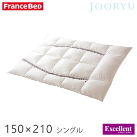 羽毛布団 シングル フランスベッド 掛け布団 【 JOORYU LT羽毛ふとん 150×210cm シングル 】 羽毛布団 ハンガリー産ホワイトグースダウン 日本製 Francebed 羽毛布団