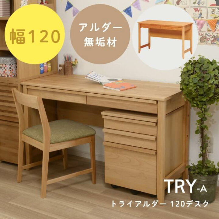 楽天市場】学習デスク 勉強机 シンプル モダン 120デスク 単品 幅 120 