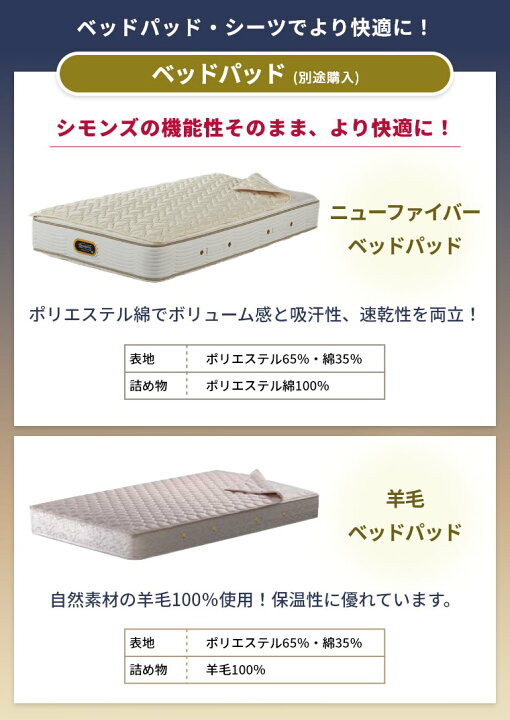 楽天市場】【シモンズ正規販売店】 シモンズ マットレス 【ゴールデン 