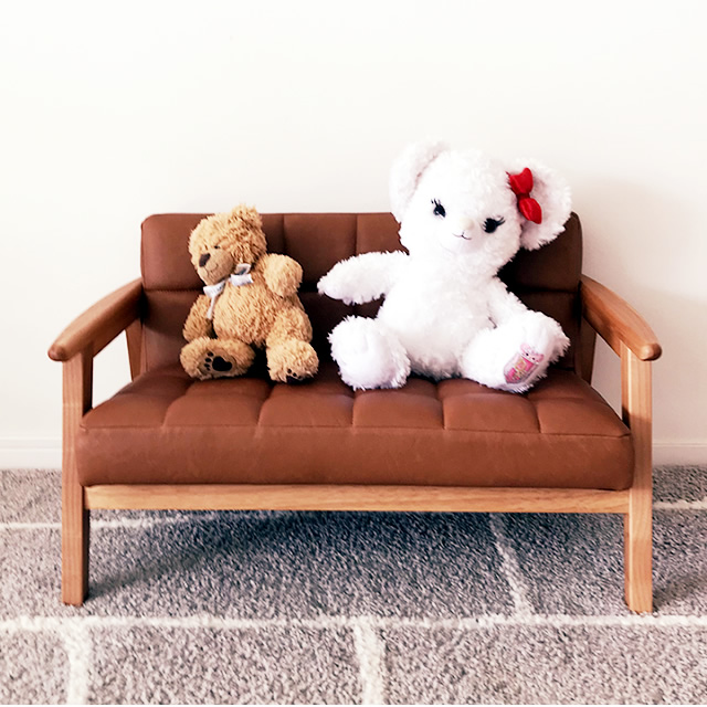 楽天市場】ソファ 2人掛け 子ども用 シンプル 北欧 家具の大丸 ペリー