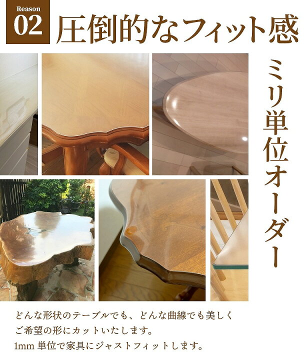 楽天市場】【エントリーでP5倍】テーブルマット 透明 テーブルクロス 