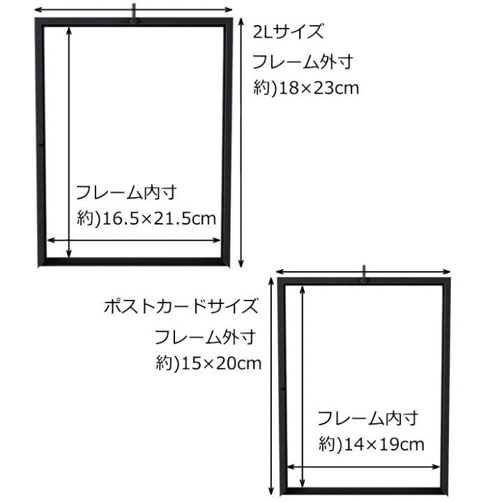 楽天市場 Umbra アンブラ フォトフレーム フォトディスプレイ イグジビット 66 64 5cm 壁掛け用 縦横両用 2lサイズ ポストカードサイズ 北欧雑貨 マット プロヴァンスの風