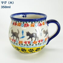 楽天市場】ポーリッシュポタリー 猫（キッチン用品・食器・調理器具 