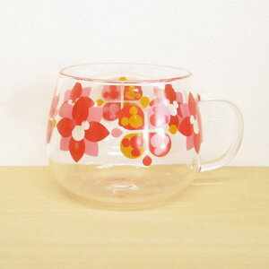 ディズニー 食器 マグカップ 耐熱ガラスマグ 420ml 『ポップエナジー』 かわいい おしゃれ レトロ カラフル ミツマル ミッキー 軽い 在庫処分 セール