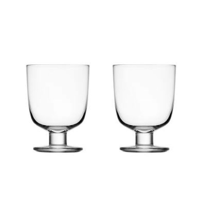 市場】イッタラ レンピ グラス クリア 340ml 2個(ペア セット) 北欧食器 脚付きグラス ガラスコップ おしゃれ 結婚祝い : 北欧雑貨  マット プロヴァンスの風