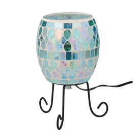 テーブルランプ テーブルライト 照明 ガラス 白熱電球付き 『ミニモザイク ランプ セルジューク』 小さめ アンティーク レトロ ステンドグラス風 おしゃれ かわいい