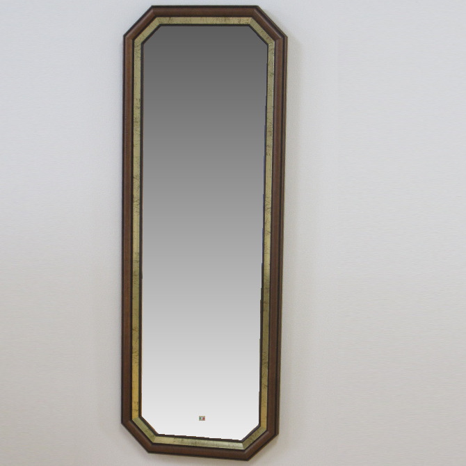 鏡 壁掛け 姿見 イタリア製 八角ミラー 808104 壁掛け鏡(壁掛けミラー/ウォールミラー)